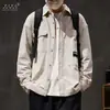 Camisa de Manga Larga con Letra 2025 Estilo Japonés de Hong Kong Camisa Holgada para Hombre Verano Trendy Versátil Chaqueta Casual