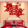 Decoración de Habitación de Boda con Envío Directo de Una Pieza, Arreglo Creativo para Mesita de Noche de Casa Nueva, Decoraciones de Boda Creativas, Decoración de Boda para Pared de Fondo de Dormitorio