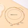 Acero Titanio Cuentas Oro 18K Lujo Ligero Piedra Shoushan Natural Pulsera Colorida de Cuentas Pulsera de Perlas de Agua Dulce de Alta Gama para Mujer