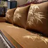 Nuevos Cojines para Sofá de Secuoya Estilo Chino, Tapicería de Tela de Alta Gama, Cojines para Sofá de Muebles de Madera Maciza, Cojines Espesos de Esponja para Cama Luohan