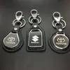 Metal Pu Llavero Cuero Llavero Piel Genuina Llavero Fabricante Personalizado Logo de Coche Negocio