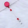 Hebilla de Tirón Fácil con Cuentas para Manualidades Color Transparente Llavero de Insignia con Cuentas Etiquetado de Tarjeta de Trabajo con Insignia de Cuentas Hebilla de Tirón Fácil