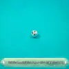 999 Plata Pura Cuentas de Luz Cuentas Redondas Plata Lisa Cuentas Sueltas Sencillas Huecas Redondas Accesorios de Joyería Versátiles Cuentas Espaciadoras para Abalorios DIY