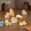 Muñeca Corgi linda y regordeta, perfecta para decoraciones DIY de casas de muñecas, accesorios de caja sorpresa y adornos para paisajes en miniatura