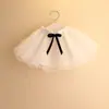 Nova Saia Bufante para Meninas para Primavera e Outono, Saia de Dança, Meia Saia Princesa de Verão Infantil, Saia Curta de Renda Branca para Bebê Menina