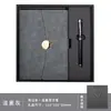 Set de Regalo de Caja para Cuaderno A5 con Logo Personalizado, Set de Regalo para Reunión Anual de Escuela de Negocios, Cuaderno de Reunión de Alta Calidad
