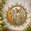 Coleção de Decoração de Parede de Jardim Solar Vintage Transfronteiriça Sol de Jardim Retrô S