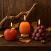 Molde de Silicona Frutal Fat Yaya DIY Manzana Plátano Fresa Piña Caqui Uva Pomelo Adornos de Velas de Frutas