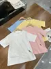 [En Stock] Camiseta Suelta Casual Hecha en Japón con Bordado de Camaleón en Algodón Puro Colores Macaron, Talla 4-5