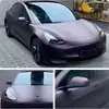 Película para Carro de Pet com Mudança de Cor Preto Piano Preto Fosco Roxo Estrelado Cinza Montanha Película para Carroceria Retenção de Cor Duradoura
