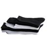 Calcetines básicos de media caña rizados de color sólido casual juvenil de Dongdaemun de Corea del Sur, transpirables de rayas verticales, mismo estilo de Yang Mi para mujer