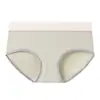 Pantalillas de algodón para mujer, estilo simple Clase A, cintura media, entrepierna de algodón fina de verano, cómodas y transpirables, calzones para mujer que cubren las caderas