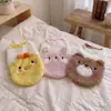 Ropa de otoño e invierno para mascotas, sudadera de forro polar gruesa y cálida con diseño de dibujos animados de dos patas para animales pequeños, adecuada para gatos y perros, con accesorio para correa y diseño de cuello redondo