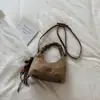 Bolso cuadrado pequeño muy elegante y sencillo, nuevo bolso de hombro coreano 2026, bolso de hombro relajado y a la moda, bolso cruzado casual