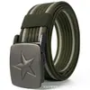 Suministro Transfronterizo Cinturón Tejido de Lona de Nylon Táctico para Hombre Entrenamiento al Aire Libre Casual Sin Metal Cinturón para Pantalones de Electricista