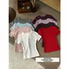 Camiseta de Manga Corta 'Hot Girl Pure Desire' para Mujer Verano 2026 Nuevo Top Delgado Elegante