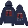 Sudadera para hombre con estampado de patrón del cantante transfronterizo Eminem, ropa retro de los 90 estilo Harajuku