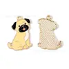Acessórios fofos de cachorrinho transfronteiriços mais vendidos Pingente de colar de liga DIY Corrente de celular Chaveiro Ornamento artesanal