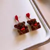 Pendientes Largos de Flor de Diamante con Aguja de Plata Estilo Palacio Medieval Pendientes de Lujo Ligero de Gama Alta Pendientes de Moda Versátiles Simples