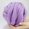 Tiras de Lana Gruesa Hechas a Mano Islandesas con Relleno Central, Cojín Tejido a Mano, Cama para Gatos, Cama para Perros, Corralito para Bebés, Línea Anticolisión