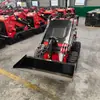 Construção de Engenharia Agrícola Carregadeira Compacta de Pneus Tração nas Quatro Rodas Carregadeira Compacta Baixo Consumo de Combustível Carregadeira Compacta
