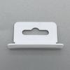 Hebilla de plástico para embalaje de cartón con gancho para agujero de avión, venta al por mayor, PP/PE, caja de color, hebilla tridimensional para avión, en forma de T, color negro