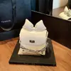 Bolsa de Corrente 2025 Verão Novo Design Nicho Moda Simples Alto Valor Bolsa Transversal de Ombro Único Cor Contrastante Bolsa Pequena Quadrada