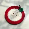 Vendedor estrella transfronterizo alta calidad estilo navideño estilo lindo posavasos mantel individual ganchillo almohadilla termoaislante hilo hecho a mano tejido posavasos