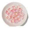 Cuentas Sueltas de Cuentas Acrílico Serie Rosa Luminoso Oso Conejo Pulsera Cadena para Teléfono Móvil Accesorios Accesorios DIY Venta al por Mayor