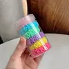 Elástico de Cabelo Elevado, Alta Elasticidade, Sem Costura, Durável, Elástico de Borracha Alargado e Espessado para Mulheres, Rabo de Cavalo Simples, Corda de Cabelo Versátil