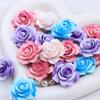 Accesorios de resina de rosa Monet luminosos que combinan con todo, funda para teléfono móvil, pinza para el pelo de gel crema, cuerda para el pelo, decoración al por mayor