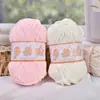 Hilo de Hilo de Hielo de Terciopelo de Nube Tejido a Mano Hilo Grueso DIY Bufanda de Tejido para Bebé Hilo para Cojín de Asiento de Muñeca Hilo para Zapatos de Ganchillo