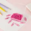 Suministro Transfronterizo Clips de Papel Grandes de Color Macarrón, Clips de Papel de Colores, Marcapáginas Plateados Niquelados, Clips de Papel para Oficina