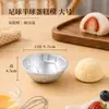 Herramientas de repostería molde de aluminio al por mayor, molde para pasteles de nieve, molde para pastel semiesférico de fútbol, molde para tazas de tartaletas de huevo