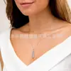 Collar con colgante de borla de diamante de moda con borla larga de temperamento europeo y americano transfronterizo, disponible