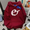 Sudadera con Capucha Estilo High Street Americano para Mujer en Otoño e Invierno Nuevo Estilo Casual Holgada Aspecto Adelgazante Forrada de Polar Engrosada Versátil Tops de Pareja