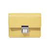 Cartera de estilo coreano para mujer, mini billetera de nicho, sencilla, portátil, elegante, con hebilla de metal, tarjetero, billetera de estudiante de moda para mujer