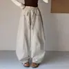 Calça Feminina Verão Estilo Fino 2026 Novo Estilo Coreano Calça Curva Super Estilosa para Meninas Mais Velhas Calça de Seda Gelada de Secagem Rápida