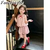 Conjunto de Verano para Niñas FHW Nuevo Bebé Niños Chaleco Pantalones Cortos Conjunto de Dos Piezas Niña Pequeña Único Hermoso Ropa de Verano