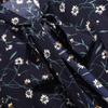 60970 Tamanho Grande 150kg Vestido de Verão Feminino Estilo Coreano Elegante com Amarração Floral em Chiffon