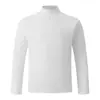Camiseta Deportiva Exterior de Otoño e Invierno Estilo Mismo de Stone, Sudadera de Media Cremallera con Cuello Alto, Capa Base para Ciclismo y Senderismo, Camiseta Casual