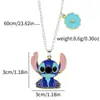 Pulsera, Collar y Pendientes Temáticos de Stitch Lilo & Stitch, Accesorios de Dibujos Animados para Niños al por Mayor