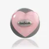 Funda para Teléfono Móvil Magnética con Soporte, Color Rosa Pastel Degradado de Lunares y Corazones, para 17Promax, Adecuada para 16Pro, Doble Capa, 18Pm