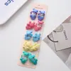 Faixa de cabelo elástica fofa para polegar de menina pequena, elástico de cabelo para bebê, elástico de cabelo infantil de alta elasticidade que não machuca o cabelo, corda de cabelo elástica