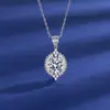 Livro Chapeuzinho Vermelho Mão Rápida Voz Rede Social Ao Vivo Colar Banhado a Prata Pedra de Alto Carbono Diamante Quadrado Pingente Gota de Água Pera Atacado