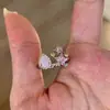 Anel de Design Nicho Estilo Coreano com um Toque Versátil e Único de Alto Padrão, Anel Minimalista de Dedo Indicador Aberto