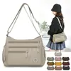 Bolso de Nylon Transfronterizo de Moda para Mujer de Gran Capacidad Bolso Cruzado Otoño 2025 Nuevo Ligero Bolso para Madre Bolso de Hombro para Mujer