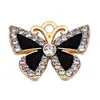 DIY Exclusivo Combinação Versátil Pulseira Colar com Pingente Borboleta Cravejado de Diamantes Acessórios de Joias Venda Direta da Fábrica Transfronteiriça