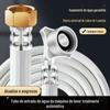 Máquina de lavar totalmente automática tubo de entrada de água alongado tubo de fornecimento de água de PVC tubo de conexão inovação 4 pontos conexão de interface com tampa de cobre