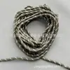 Cuerda Redonda de Poliéster con Núcleo Retorcido, Patrón de Puntos de Colores, 5mm de Espesor, Cuerda Miu Resistente al Desgaste para Tejido Hecho a Mano DIY, Colgante, Cinturón, Cuerda para Sombrero, Cordón